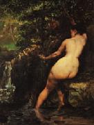 Gustave Courbet The Source France oil painting reproduction